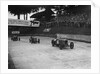 Frazer-Nash, MG and HRG racing at Brooklands, 1938 or 1939 by Bill Brunell