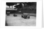 Frazer-Nash, MG and HRG racing at Brooklands, 1938 or 1939 by Bill Brunell