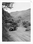 1934 Riley Falcon saloon taking part in a motoring trial in Devon, late 1930s by Bill Brunell