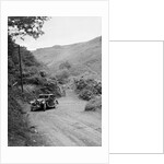 1934 Riley Falcon saloon taking part in a motoring trial in Devon, late 1930s by Bill Brunell