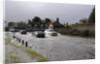 Vehicles on Flooded road at Beaulieu 2008 by Unknown
