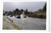 Vehicles on Flooded road at Beaulieu 2008 by Unknown