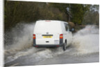 Van driving through Floods at Beauleu 2008 by Unknown