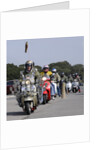 Group of Mods on their Scooters at Mudeford 2008 by Unknown