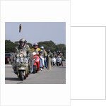 Group of Mods on their Scooters at Mudeford 2008 by Unknown