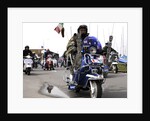 Group of Mods on their Scooters at Mudeford 2008 by Unknown