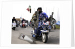 Group of Mods on their Scooters at Mudeford 2008 by Unknown