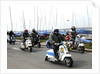 Group of Mods on their Scooters at Mudeford 2008 by Unknown