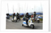 Group of Mods on their Scooters at Mudeford 2008 by Unknown