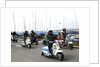 Group of Mods on their Scooters at Mudeford 2008 by Unknown
