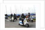 Group of Mods on their Scooters at Mudeford 2008 by Unknown