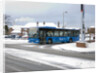 Solent Blue line Bus in snowy weather conditions by Anonymous