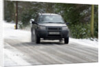 2001 Land Rover Freelander driving on icy road by Unknown