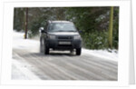 2001 Land Rover Freelander driving on icy road by Unknown