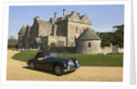 1954 Jaguar XK140 outside Palace House, Beaulieu by Unknown