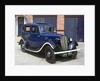 1938 Morris 8 with War time Headlamp blackout mask and whitewashed running board by Anonymous