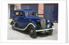 1938 Morris 8 with War time Headlamp blackout mask and whitewashed running board by Anonymous