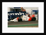 Ayrton Senna in the McLaren MP4-7 1992 British Grand Prix at Silverstone by Unknown