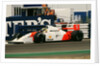 Ayrton Senna in the McLaren MP4-7 1992 British Grand Prix at Silverstone by Unknown