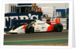 Ayrton Senna in the McLaren MP4-7 1992 British Grand Prix at Silverstone by Unknown