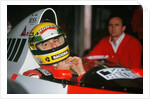 Ayrton Senna in the McLaren MP4-5 at 1989 British Grand Prix, Silverstone by Unknown