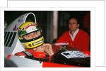 Ayrton Senna in the McLaren MP4-5 at 1989 British Grand Prix, Silverstone by Unknown