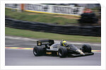 Ayrton Senna in the Lotus 98T at 1985 British Grand Prix Brands Hatch by Unknown