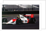 Ayrton Senna in the McLaren MP4-5 at 1989 British Grand Prix, Silverstone by Unknown