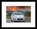 2010 Mazda 2 Sport, controlled burning in New Forest by Unknown