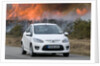 2010 Mazda 2 Sport, controlled burning in New Forest by Unknown