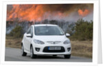 2010 Mazda 2 Sport, controlled burning in New Forest by Unknown
