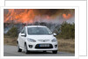 2010 Mazda 2 Sport, controlled burning in New Forest by Unknown