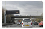 M27 Motorway Matrix overhead warning sign by Anonymous