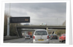 M27 Motorway Matrix overhead warning sign by Anonymous