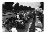 1930 O.M. works cars ready for start of 1930 Irish Grand Prix by Unknown