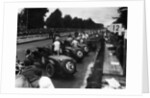 1930 O.M. works cars ready for start of 1930 Irish Grand Prix by Unknown