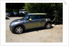 Electric Mini at battery charging point 2011 by Unknown