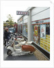 2011 Goodwood Revival Meeting, Tesco retro shop and scooters by Unknown
