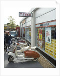 2011 Goodwood Revival Meeting, Tesco retro shop and scooters by Unknown