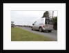 Group of donkeys crossing road and holding up traffic in New Forest 2011 by Unknown