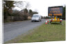 Mobile road matrix sign by Anonymous