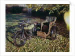 1913 BAT motorcycle with wicker sidecar by Unknown