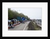 Traffic Jam on A27 roadworks in Sussex near Arundel by Anonymous
