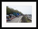 Traffic Jam on A27 roadworks in Sussex near Arundel by Anonymous