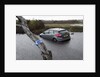 Ford Focus in flooded ditch after losing control on wet road 2012 by Unknown