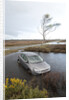 Ford Focus in flooded ditch after losing control on wet road 2012 by Unknown
