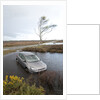 Ford Focus in flooded ditch after losing control on wet road 2012 by Unknown