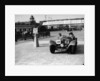 1938 S.S. 100 at Brooklands suring Junior Car Club event 25th March 1939 by Unknown