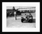 1938 S.S. 100 at Brooklands suring Junior Car Club event 25th March 1939 by Unknown