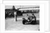 1938 S.S. 100 at Brooklands suring Junior Car Club event 25th March 1939 by Unknown